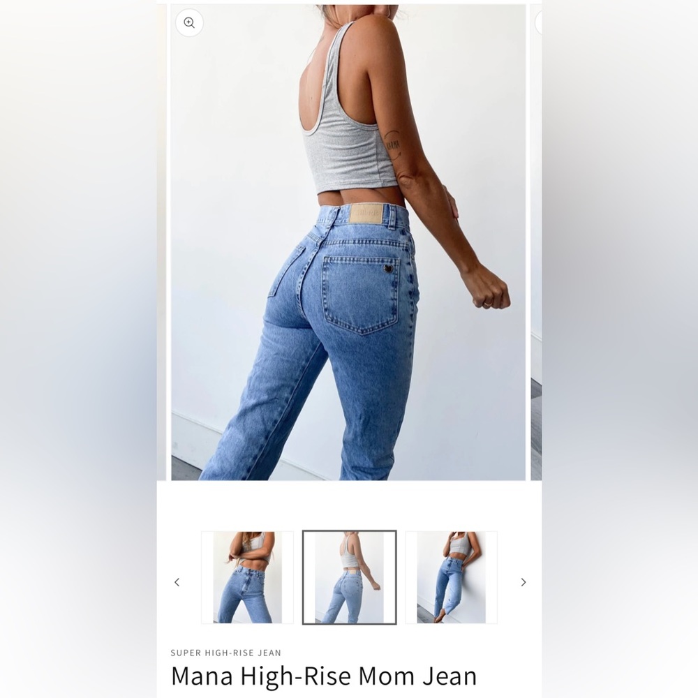 High-rise Mom Jean